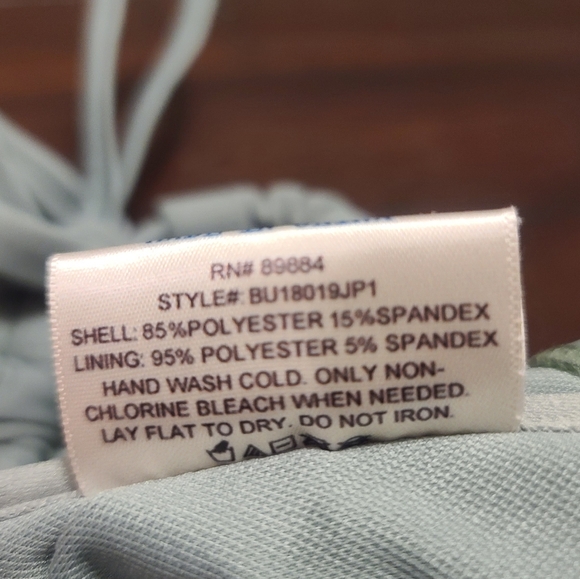 BluC Bohemian Fringe One Piece Swimsuit Plus Size 1X - Picture 8 of 9